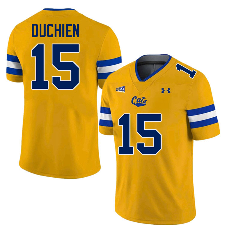 #15 Patrick Duchien Montana State Bobcats Jerseys Football Uniforms Stitched-Navy